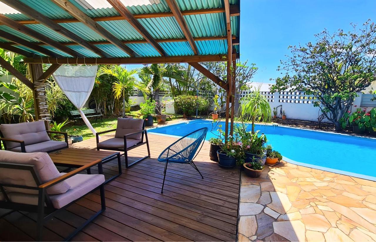 סן-לו Ti Case Fleurie * Piscine * Jardin Tropical מראה חיצוני תמונה