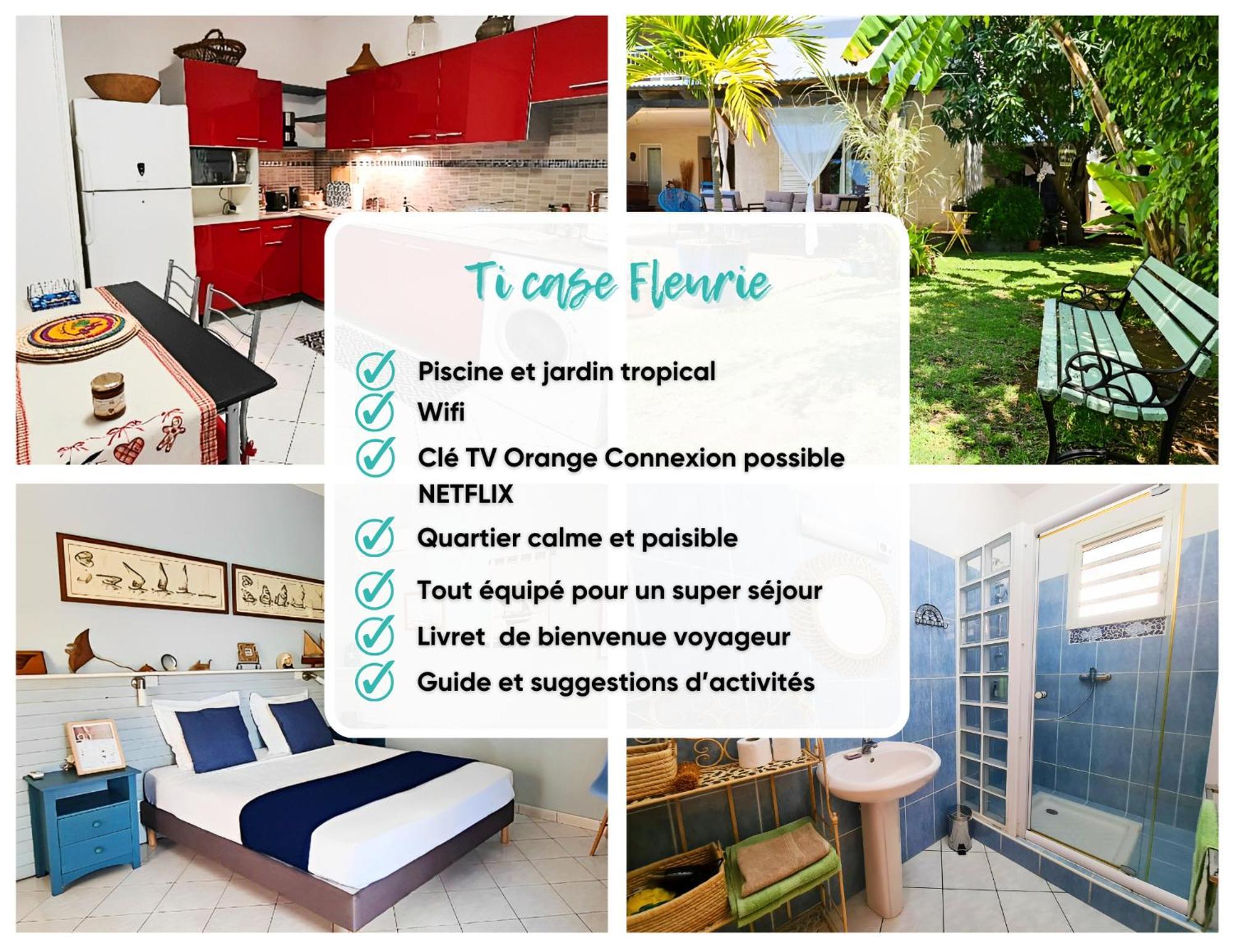 סן-לו Ti Case Fleurie * Piscine * Jardin Tropical מראה חיצוני תמונה
